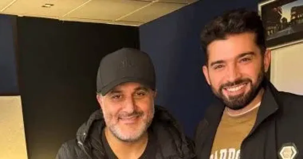 ملحم زين مع الشاعر رامى شلهوب