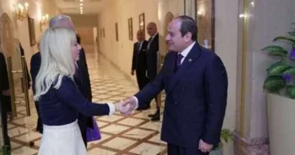 الرئيس السيسى يستقبل أنيتا ديمتريو رئيسة مجلس النواب القبرصى