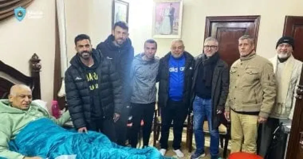 زيارة الجهاز الفنى لغزل المحلة لصابر عيد