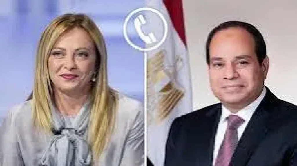 الرئيس السيسى  و رئيسة الوزراء الإيطالية