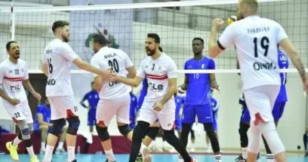 رجال الكرة الطائرة بنادى الزمالك
