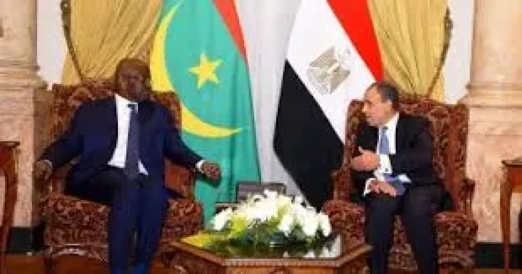 وزير الخارجية ونظيرة الموريتاني 