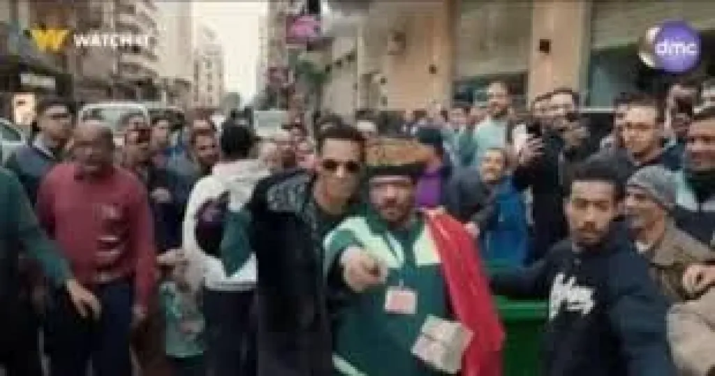محمد رمضان وعامل النظافة من مدفع رمضان