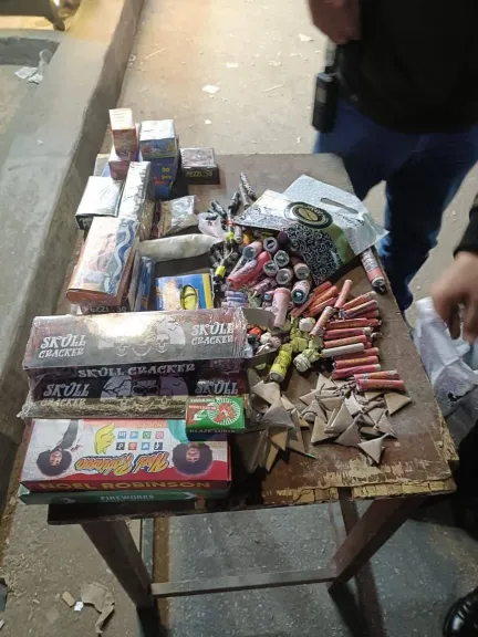 جانب من المضبوطات 