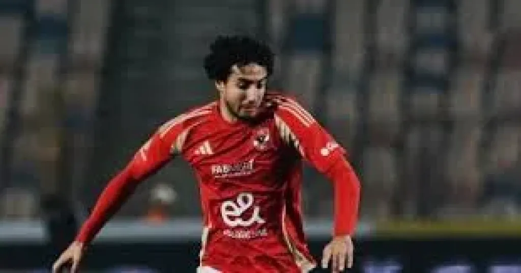 محمد هانى الظهير الأيمن للنادى الأهلى