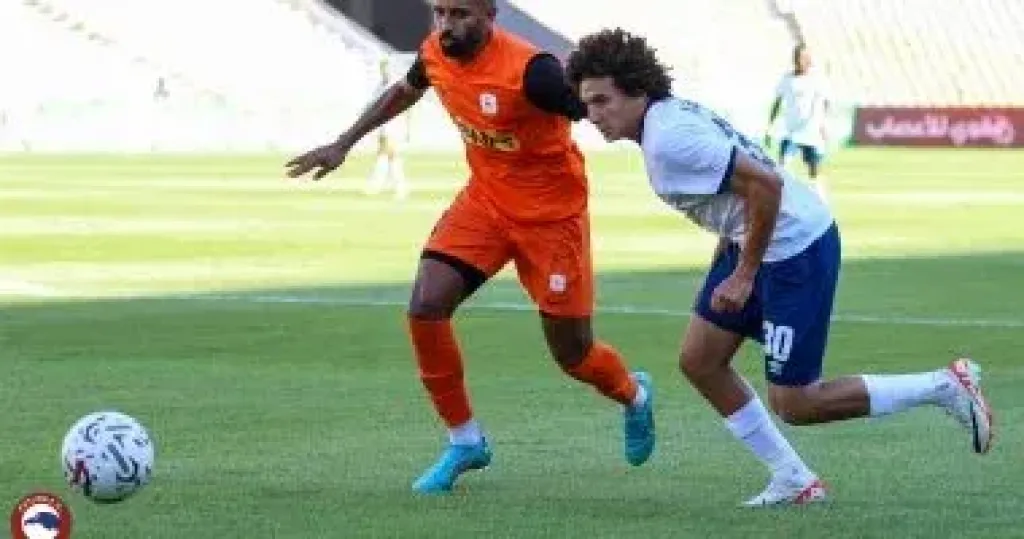 احمد عاطف مهاجم فريق مودرن سبورت