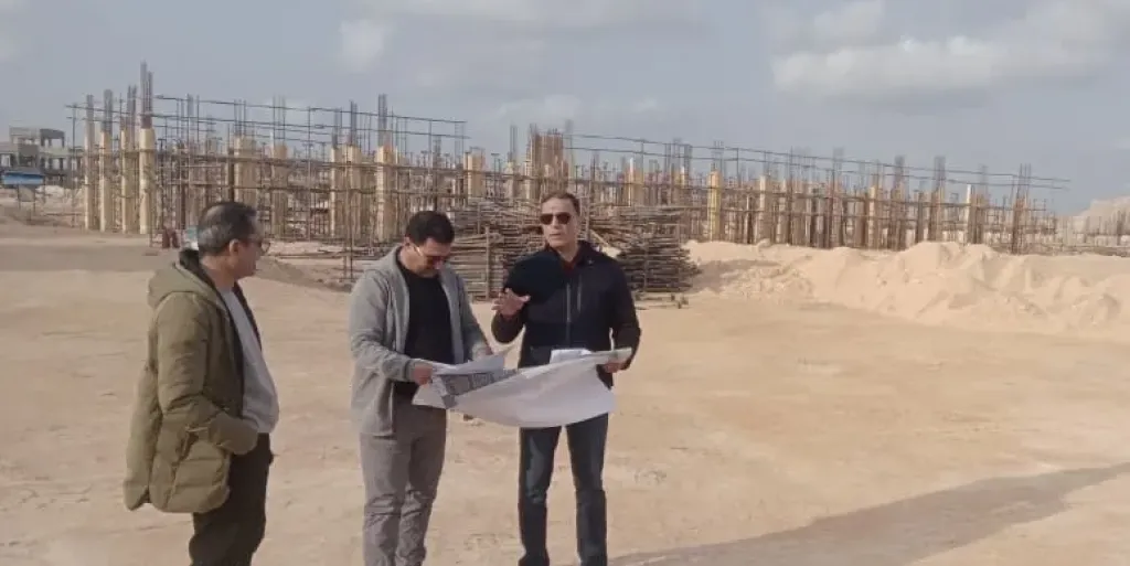 مسئولو الإسكان يتفقدون المشروعات التنموية بالساحل الشمالي الغربي