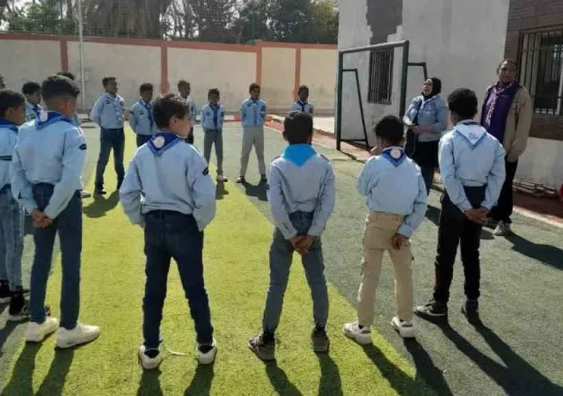 ورشة عمل كشفية للطلائع بمركز شباب الرزيقات بحري