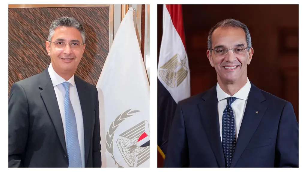 وزيرا الاتصالات والتموين