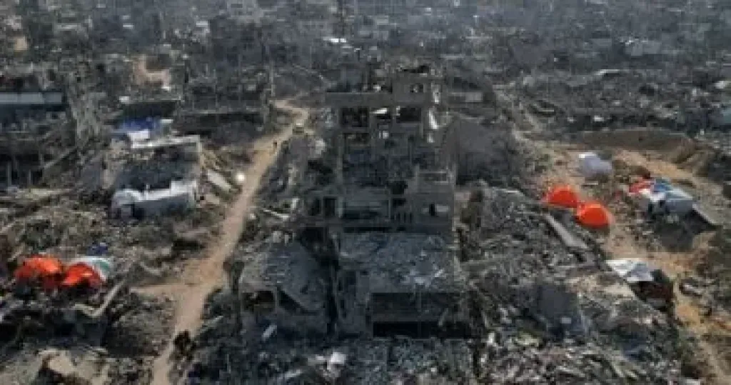 قطاع غزة المدمر