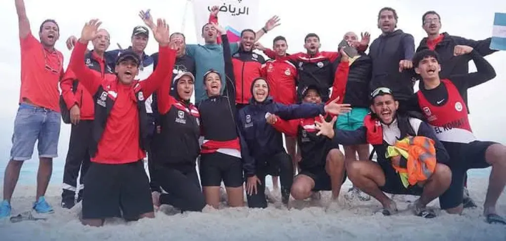 منتخب مصر للتجديف الشاطئي