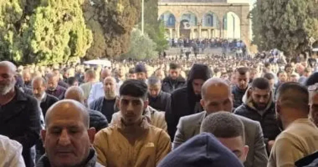 صلاة العيد بالمسجد الأقصى 