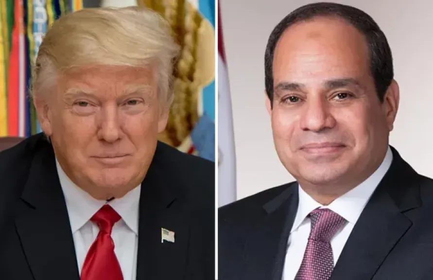 الرئيسان السيسي وترامب 