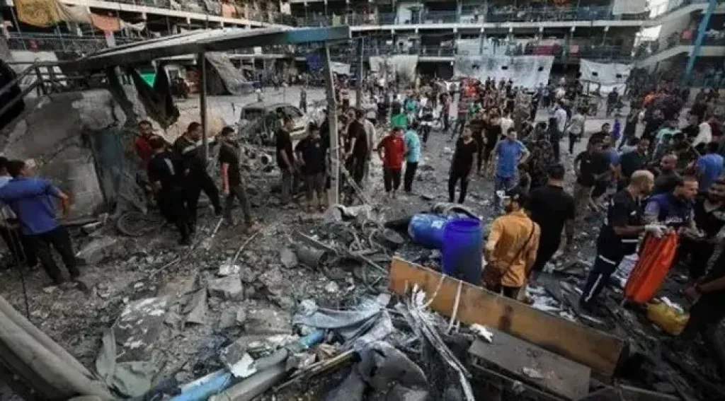 العدوان الإسرائيلي على مقر لوكالة الأونروا