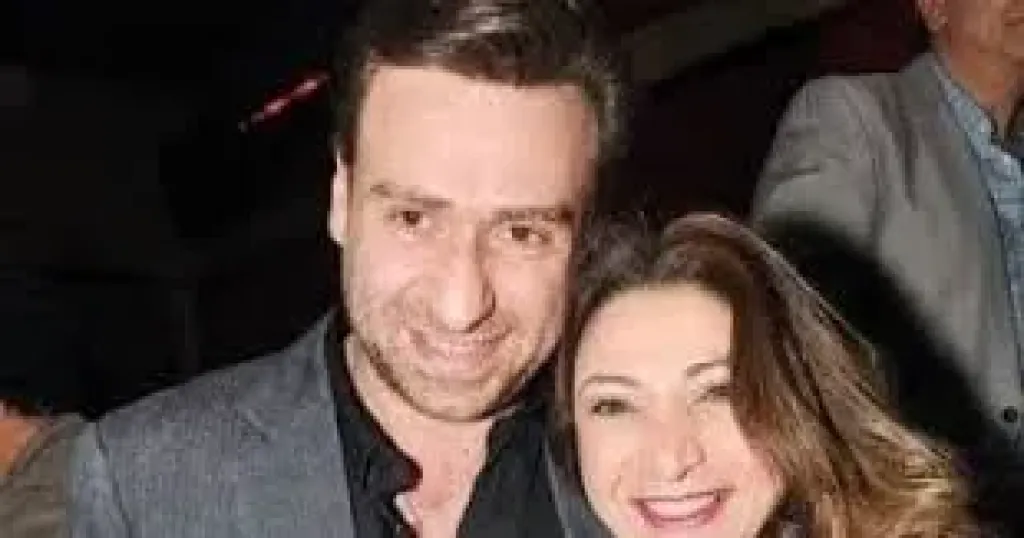 نضال الشافعى وزوجته