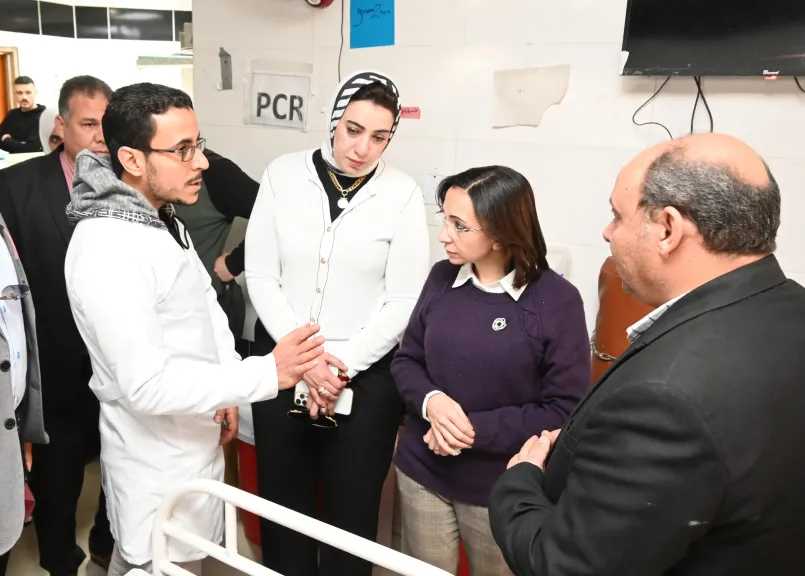 جاكلين تُحيل المقصرين بمستشفى حمدي الطباخ المركزي بأبو حمص إلى التحقيق 