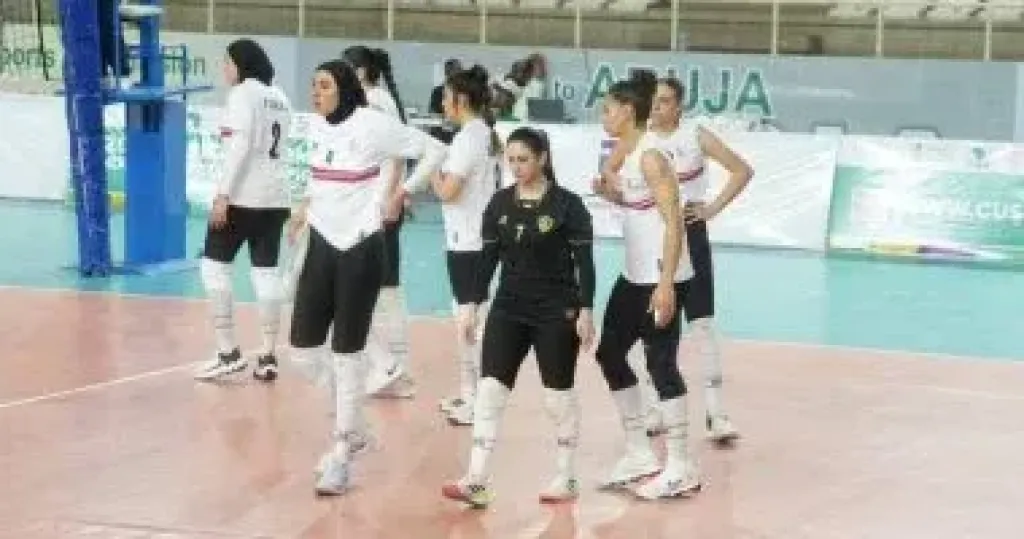 فريق سيدات الكرة الطائرة بنادي الزمالك