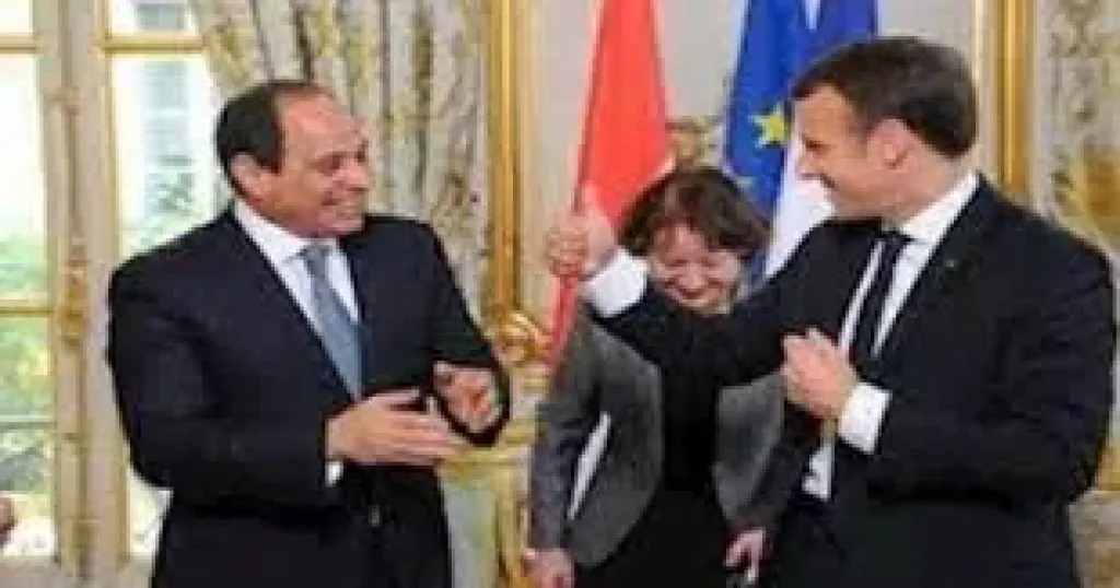 السيسي وماكرون 