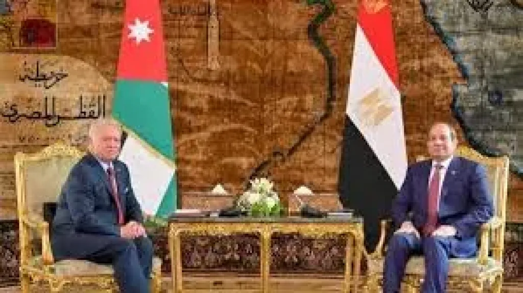 السيسي وعاهل الأردن