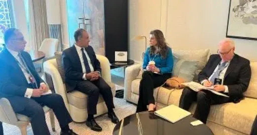 الدكتور بدر عبد العاطي خلال اللقاء