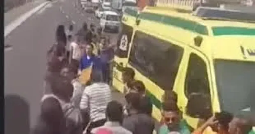 حادث إلقاء طفلين من أعلى كوبري العامرية فى الإسكندرية