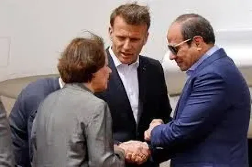 ماكرون والسيسي