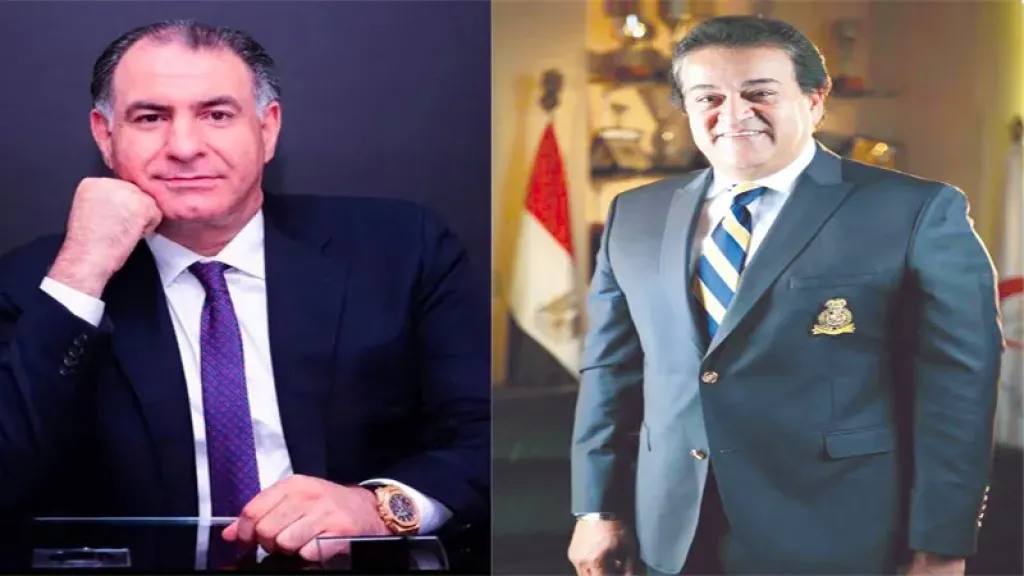 الدكتور خالد عبد الغفار و الاعلامى محمد فودة