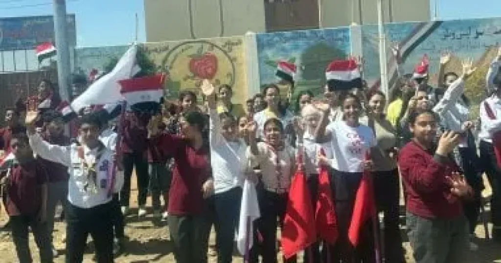 طلاب مدرسة سانت ماري بأسيوط