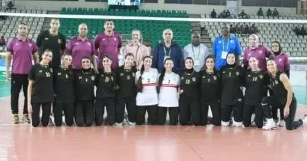 فريق سيدات الكرة الطائرة بنادي الزمالك