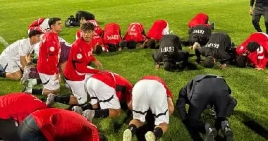منتخب مصر للناشئين بعد التأهل لكأس العالم