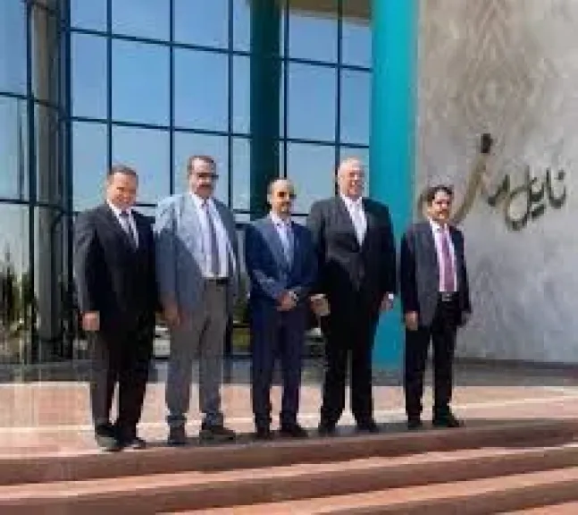 رئيس شركة نايل سات ووزير الإعلام اليمني
