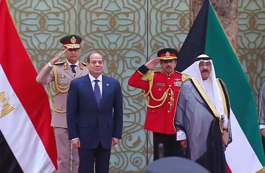 مراسم الاستقبال الرسمية للسيد الرئيس عبد الفتاح السيسي
