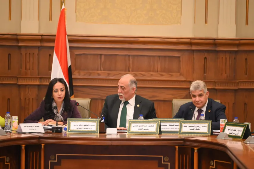 وزيرة التضامن خلال جلسة النواب 
