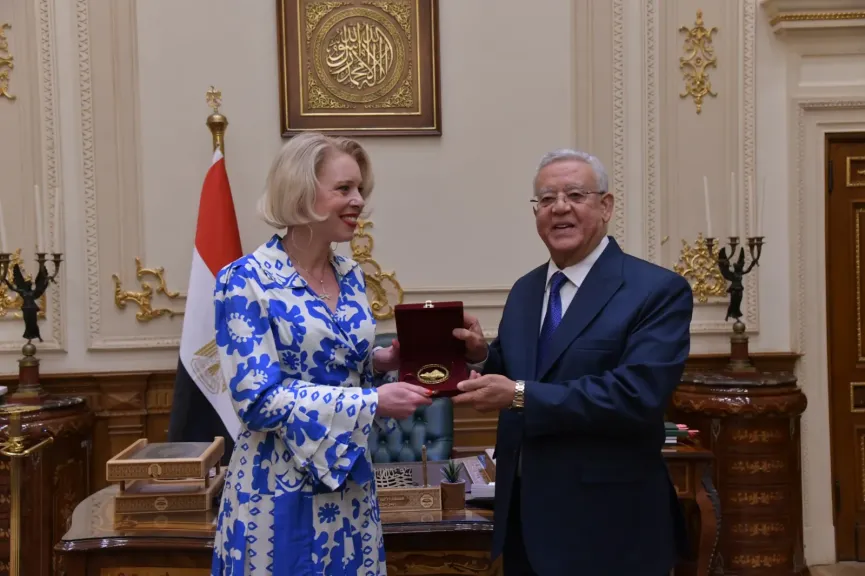 رئيس مجلس النواب يستقبل رئيسة الجمعية الوطنية السلوفينية