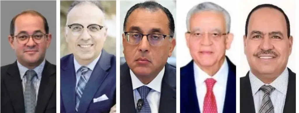  قورة  وجبالى ومدبولى وسويلم  وكوجك