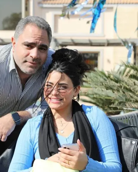محمد شاهين وأسماء جلال