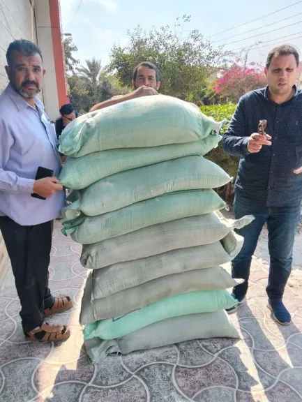 جانب من المضبوطات 