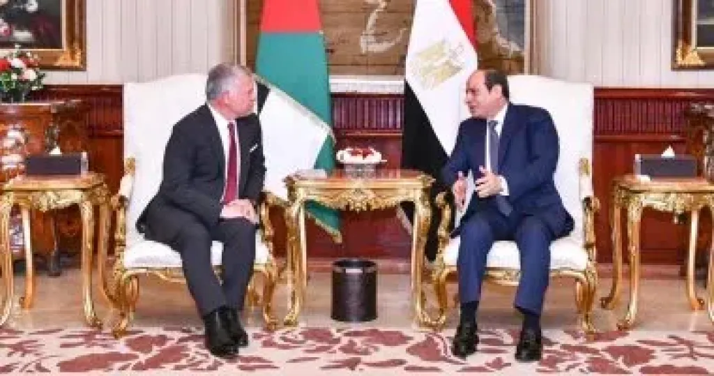 السيسي وملك الاردن 