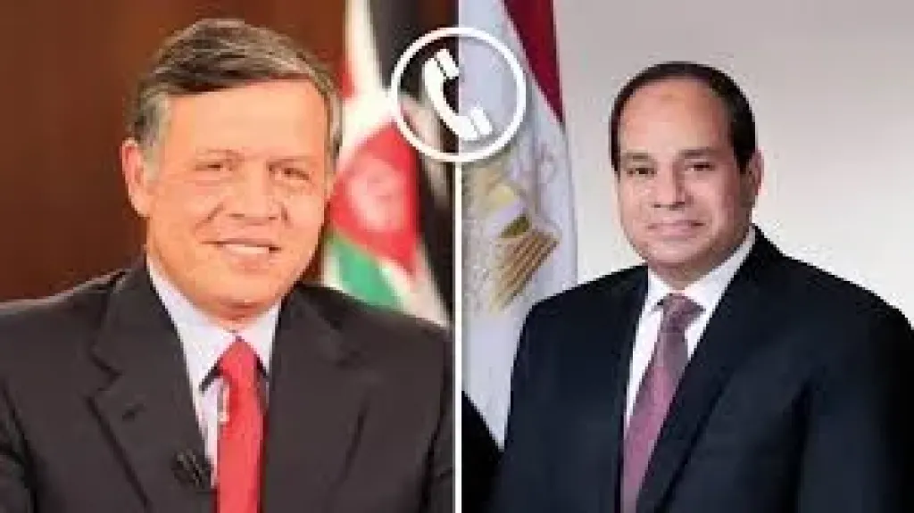 السيسي والملك عبد الله الثاني 