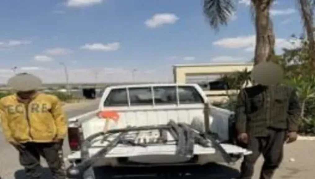 سرقة كابلات كهربائية