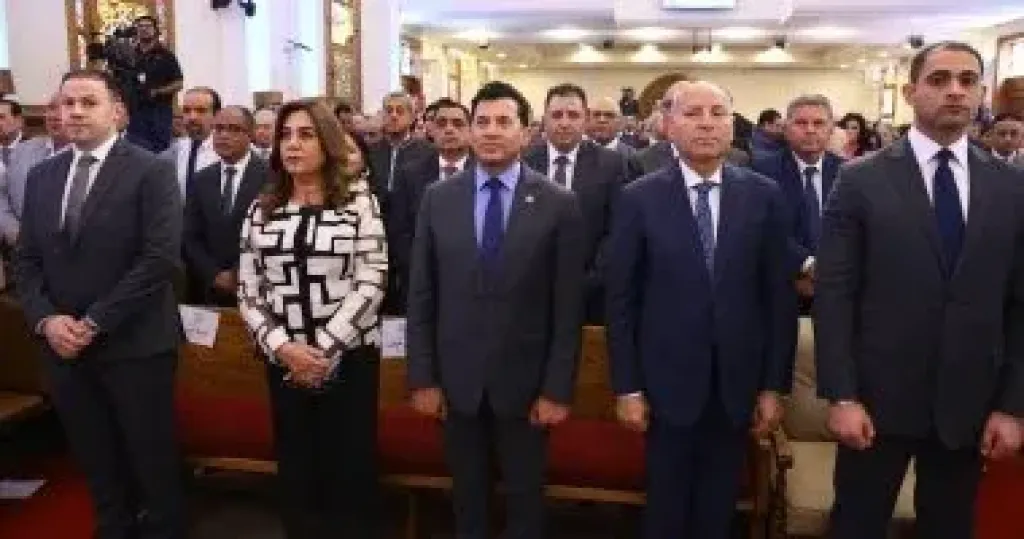 وزيرة التنمية المحلية خلال الاحتفالية