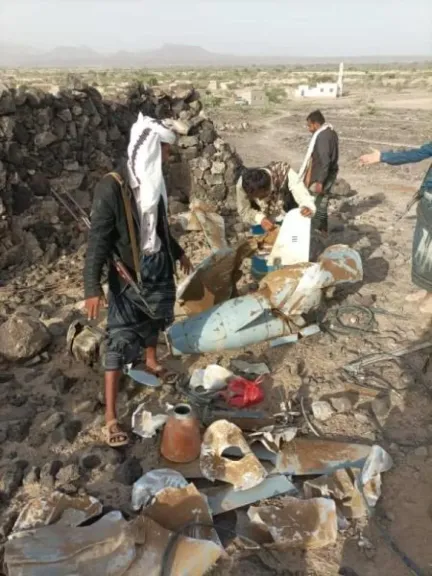 سقوط طائرة أمريكية في اليمن
