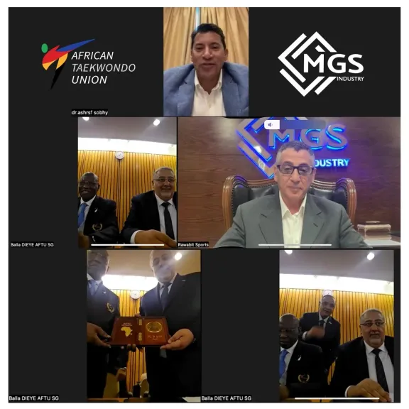 الاتحاد الأفريقي للتايكوندو وعقد رعاية مع شركة mgs