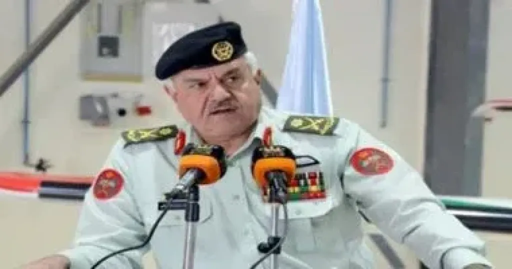 رئيس هيئة الأركان المشتركة الأردنية اللواء الركن يوسف أحمد الحنيطي