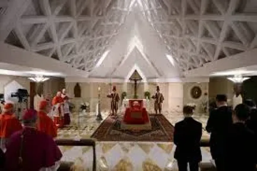 جثمان البابا فرانسيس 