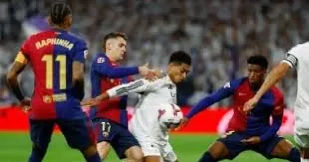 برشلونة ضد الريال فى لقاء سابق