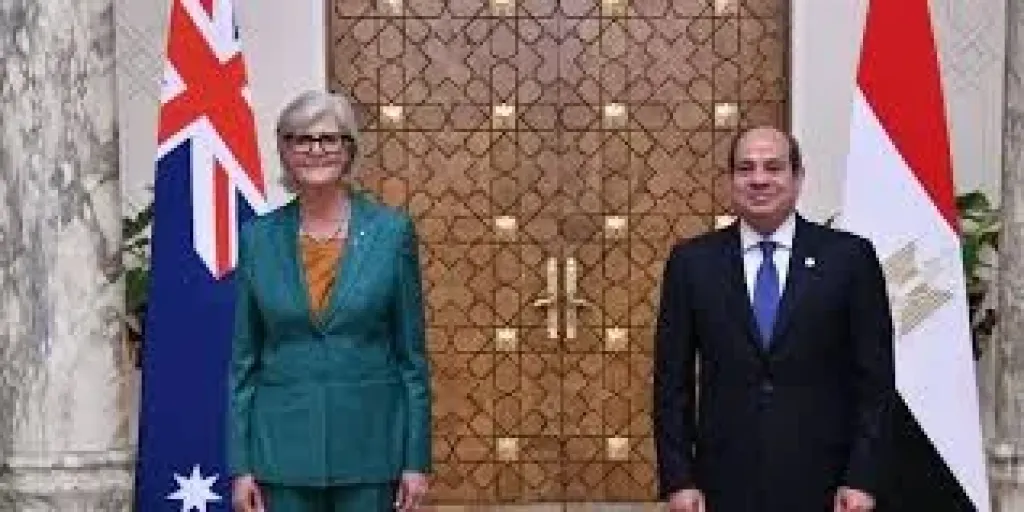 السيسي والحاكم العام لأستراليا 