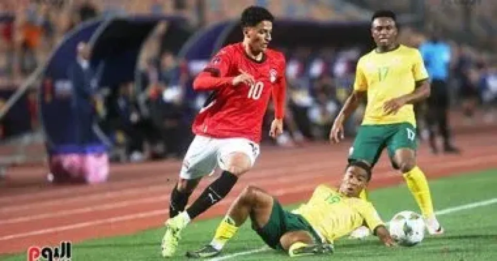 منتخب مصر يتقدم على جنوب أفريقيا