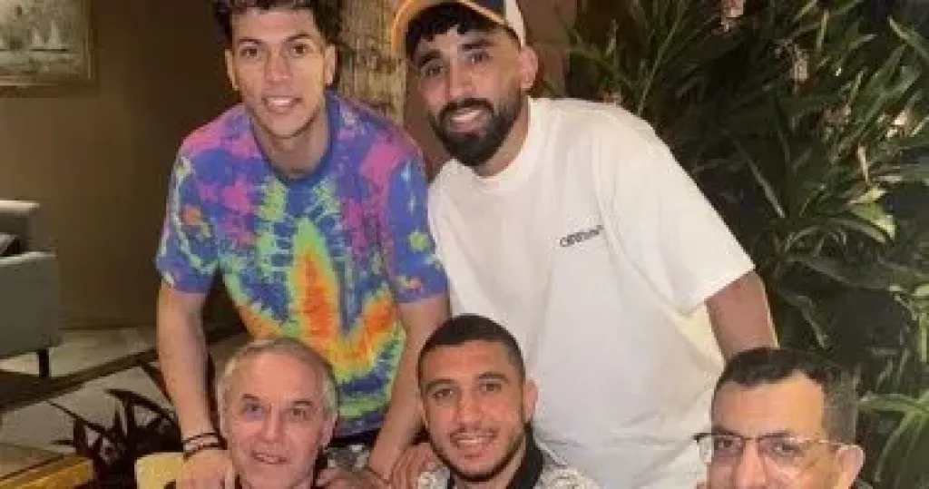 ثلاثي الأهلي مع كولر قبل العودة إلى سويسرا