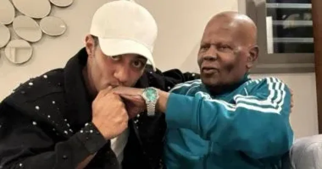 محمد رمضان ووالده
